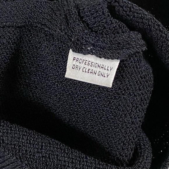 ST. JOHNS SCALLOPED EDGE KNIT TANK TOP BLACK, WOMEN SIZE S - Picture 11 of 11